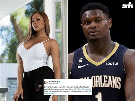 moriah mills and zion williamson|“I have physical proof”